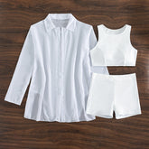 Conjunto de bikini de cintura alta Nicole de 3 piezas